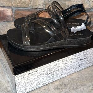 🎀CLEARANCE PRICED Wanted Cannon Women's Black Sandals Shoes Size 7